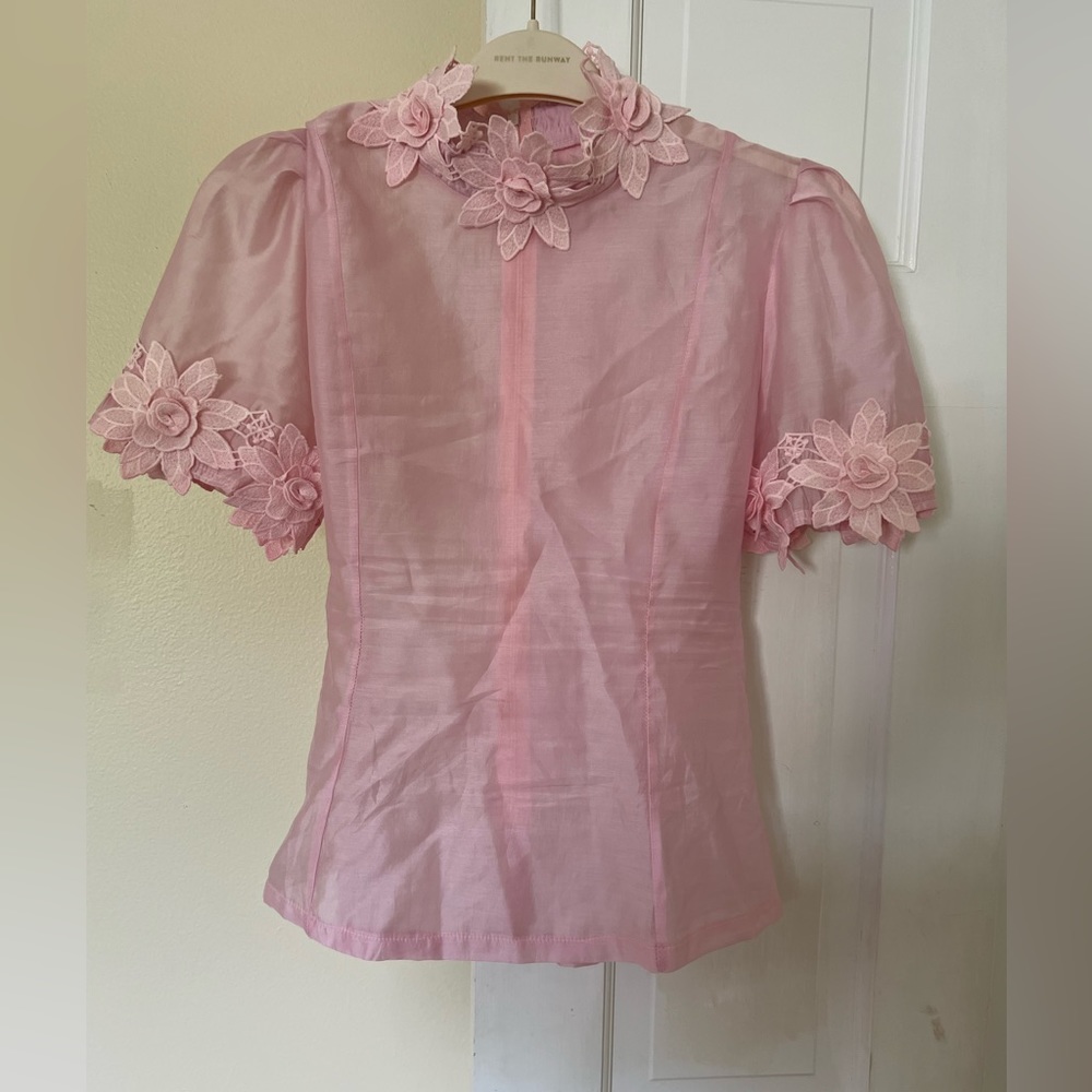 2 piece pink skirt and top